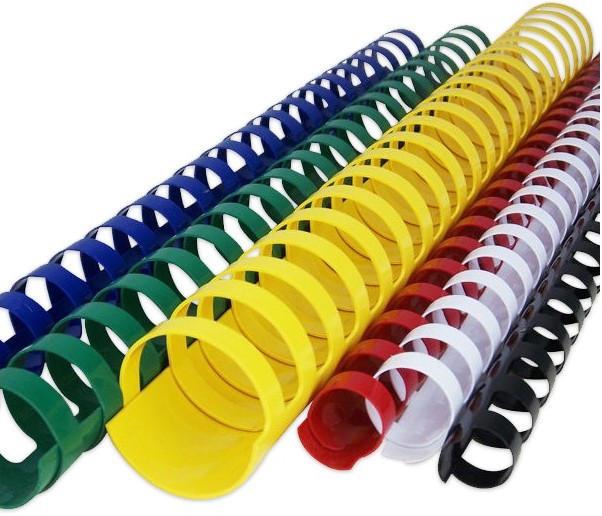 spirali ad anelli plastiche