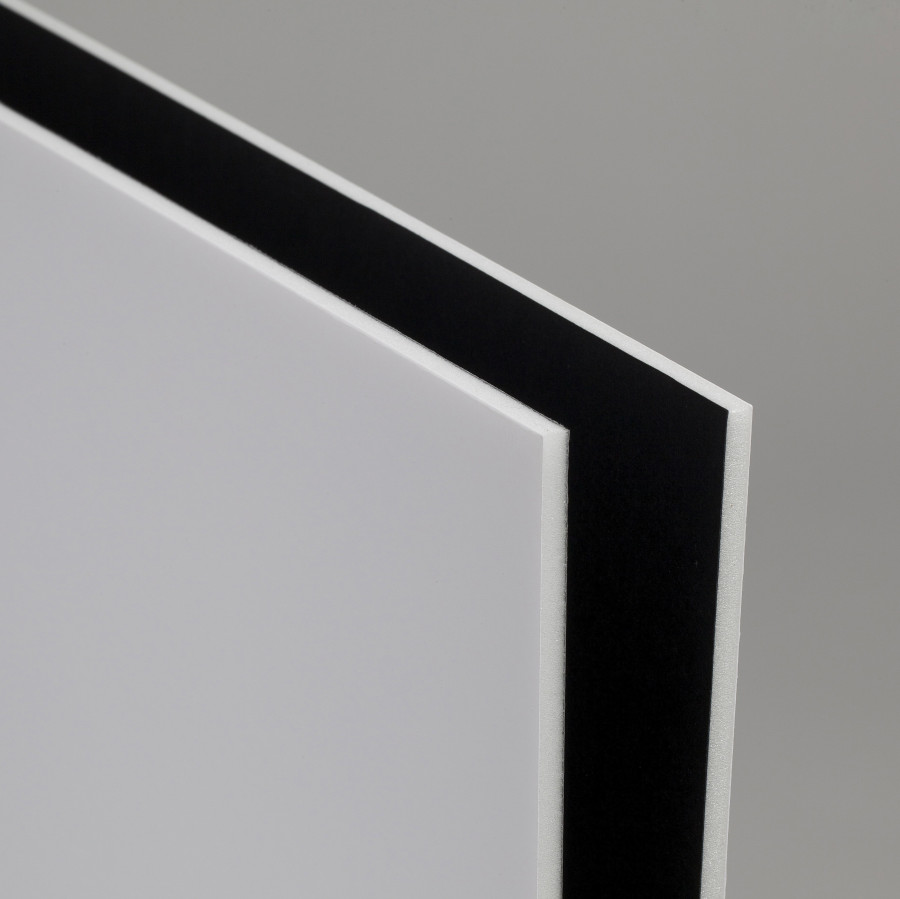 Foamboard nero/bianco 5mm