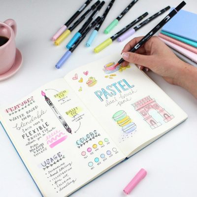 Tombow Dual Brush bullet journal