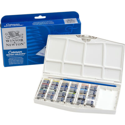 W & N Cotman Painting Plus 24 half pans - 0390376