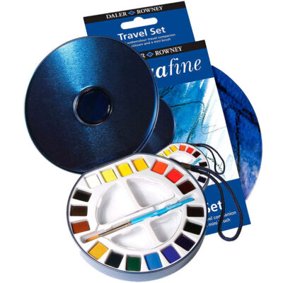 Daler Rowney Aquafine Travel set 18 godet